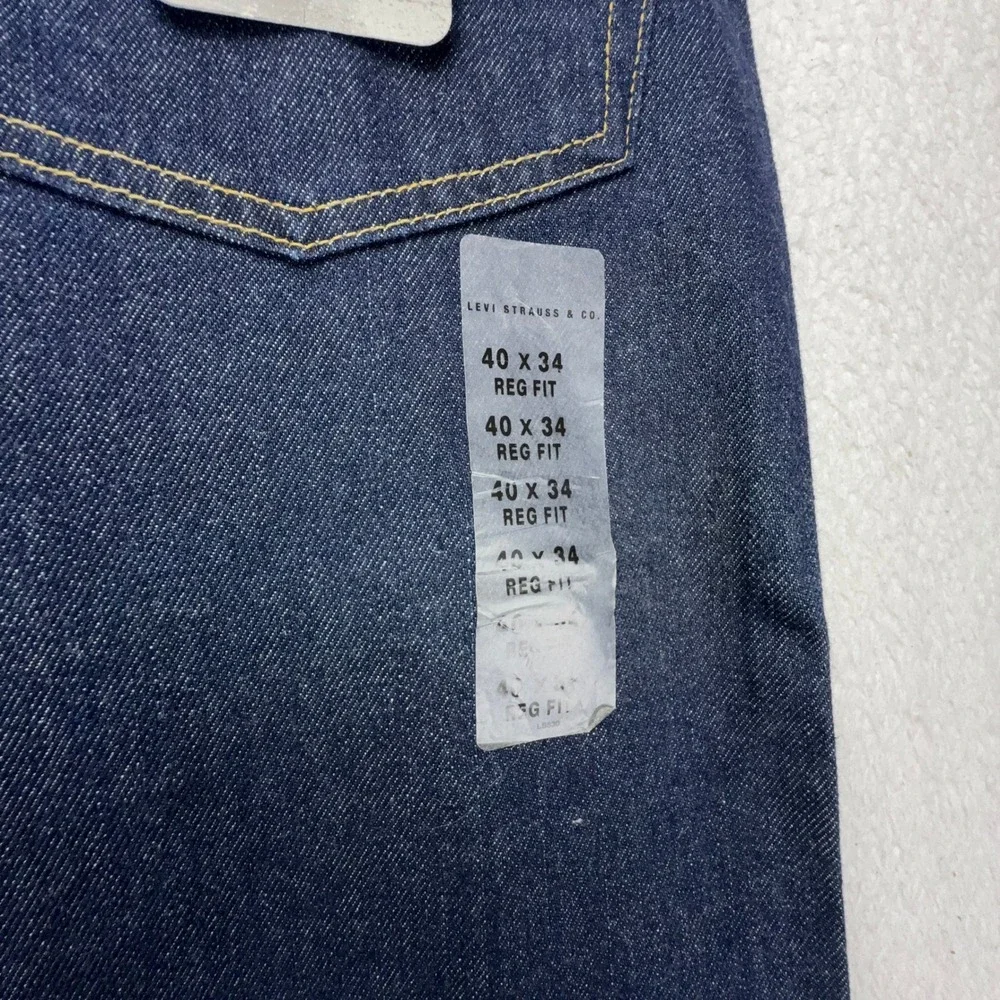Levi's 505 Regular Fit Jeans Mens 40x34 Dark Wash Indigo 100% Cotton Canada NWT